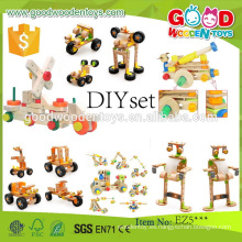 EN71 más nuevo producto juguetes de juguete de madera DIY juguete OEM / ODM educativo DIY juguete para niños